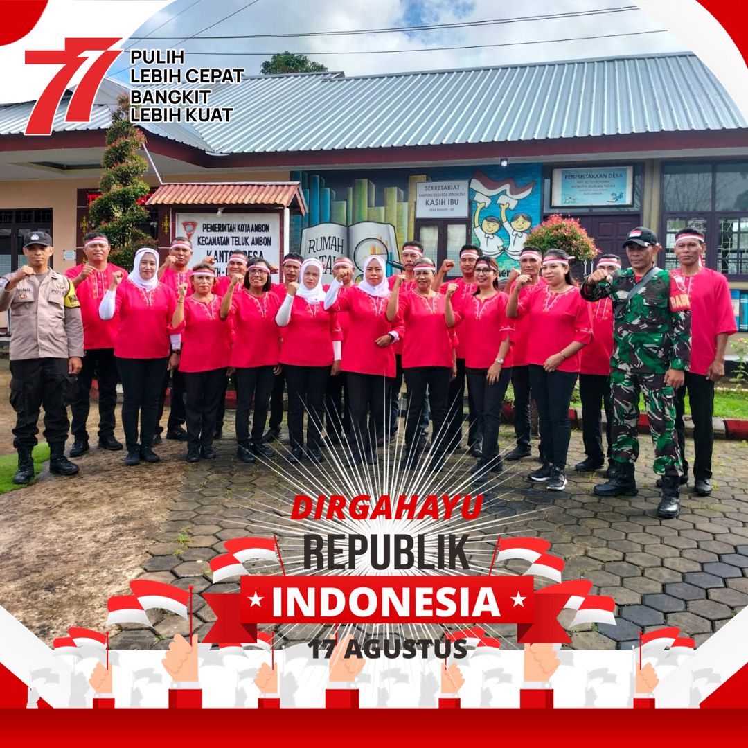 PEMERINTAH DESA HUNUTH-DURIAN PATAH MENGUCAPKAN DIRGAHAYU RI-HUT KE 77